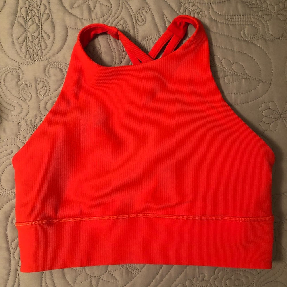 Lululemon high neck long line energy bra
